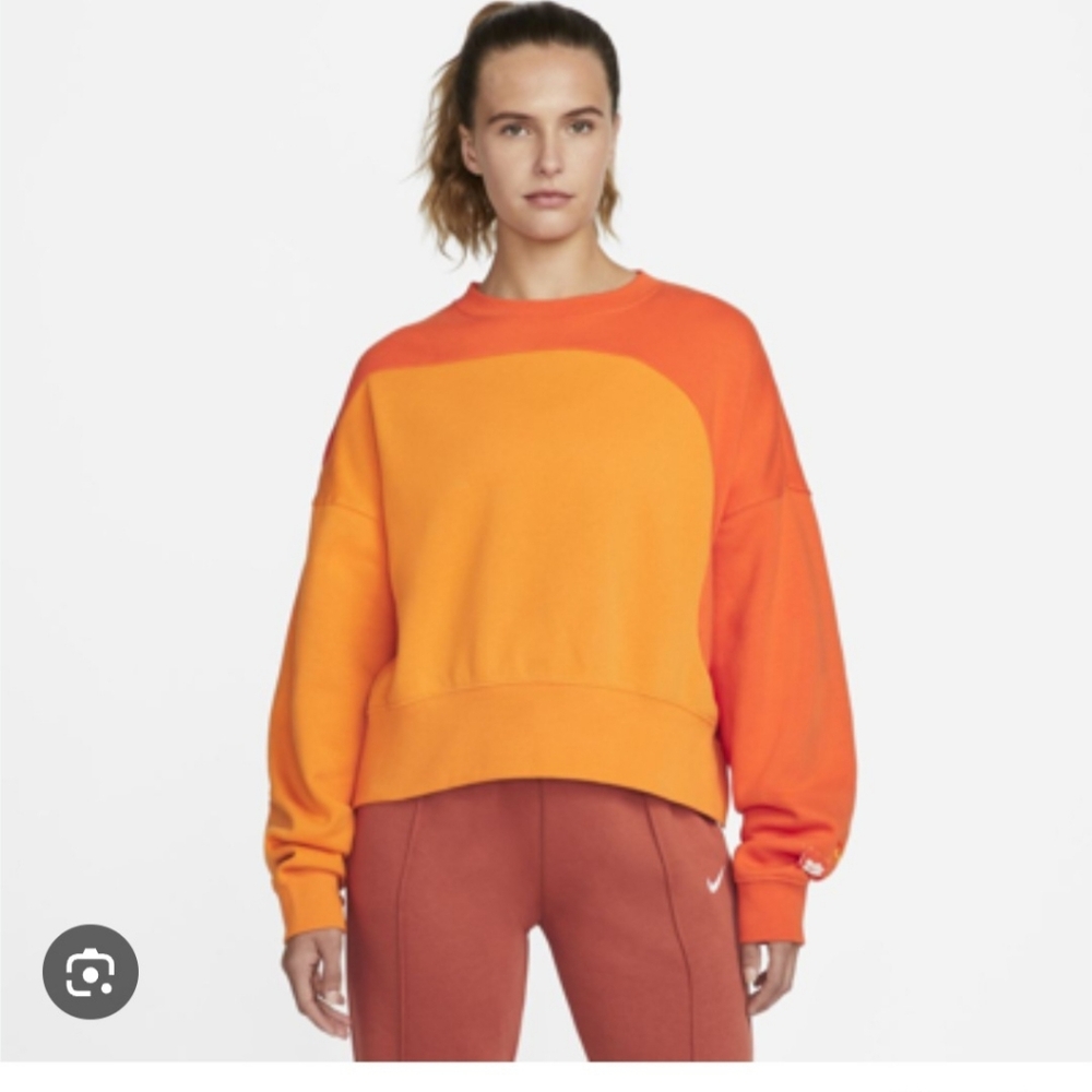 Nike Vibrant Orange Cropped Top
